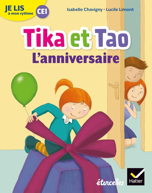 étincelles : je lis à mon rythme ; lecture CE1 ; Tika et Tao, l'anniversaire (édition 2019)