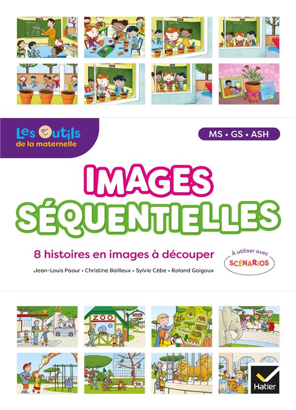 Images séquentielles ; français ; MS, GS, ASH ; 8 histoires en images à découper (édition 2020)