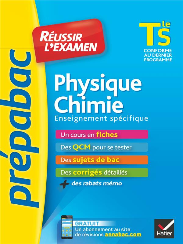 Prépabac : physique chimie ; terminale S