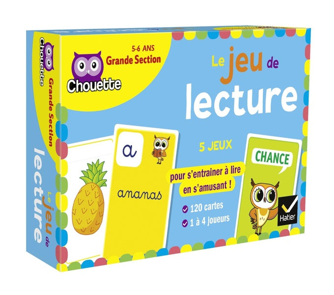 Chouette entraînement : le jeu de lecture ; GS ; 5 jeux pour s'entraîner en s'amusant !
