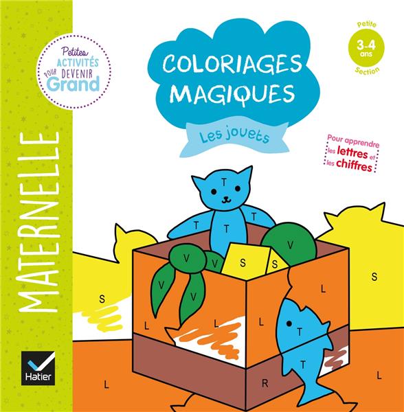 Coloriages magiques ; les jouets