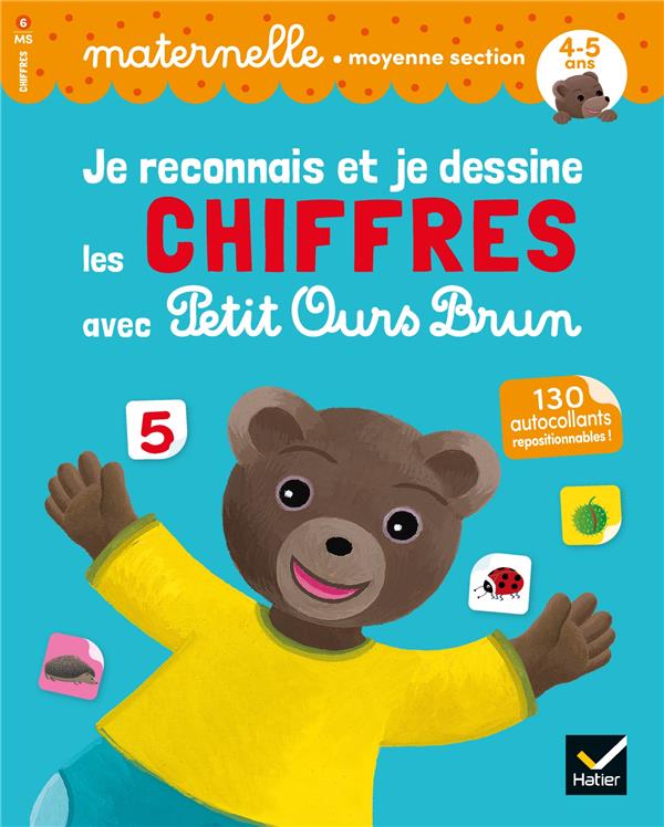 Je reconnais et je dessine les chiffres avec Petit Ours Brun ; MS