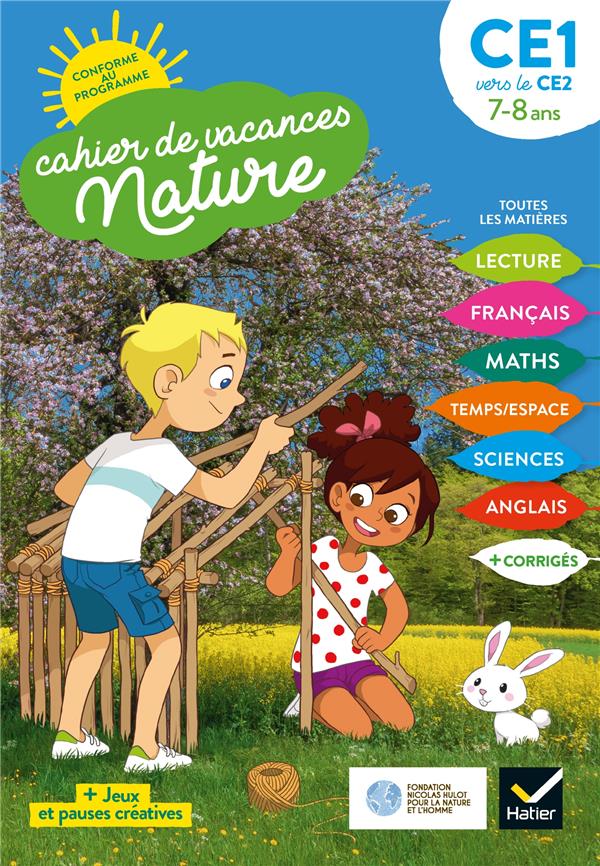 Cahier de vacances nature ; du CE1 vers le CE2