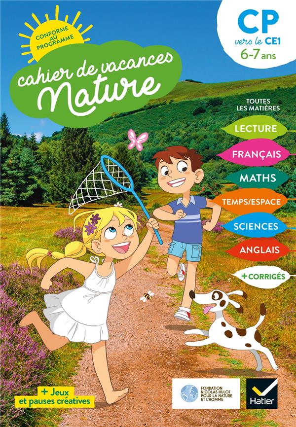 Cahier de vacances nature ; du CP au CE1 (édition 2020)