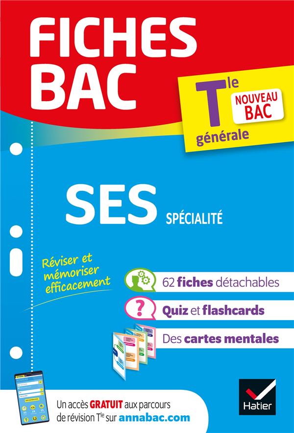 Fiches bac : SES, spécialité ; terminale