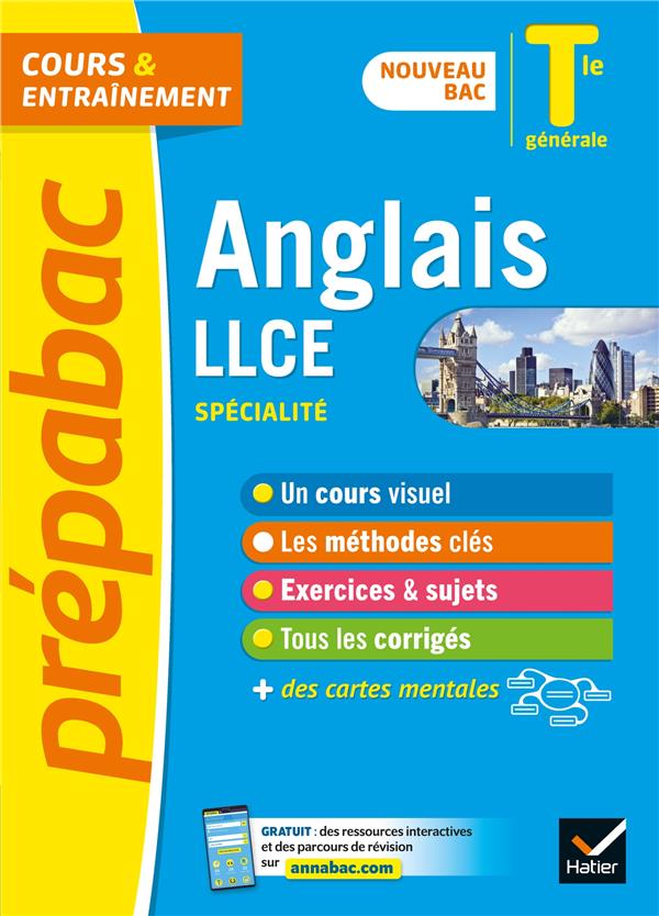 Prépabac cours & entraînement : anglais LLCE, spécialité ; terminale générale (édition 2020/2021)