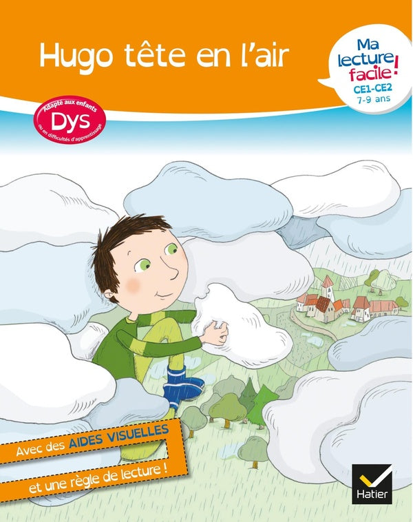Ma lecture facile ; Hugo tête en l'air ; dys