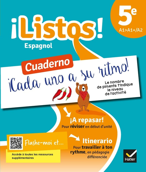 ¡Listos! : espagnol ; 5e ; cahier élève