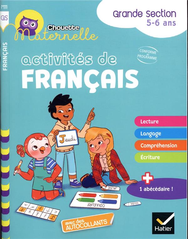 Chouette entraînement : activités de français ; GS