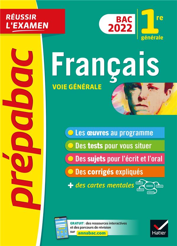 Prépabac réussir l'examen : français ; 1re générale (édition 2022)