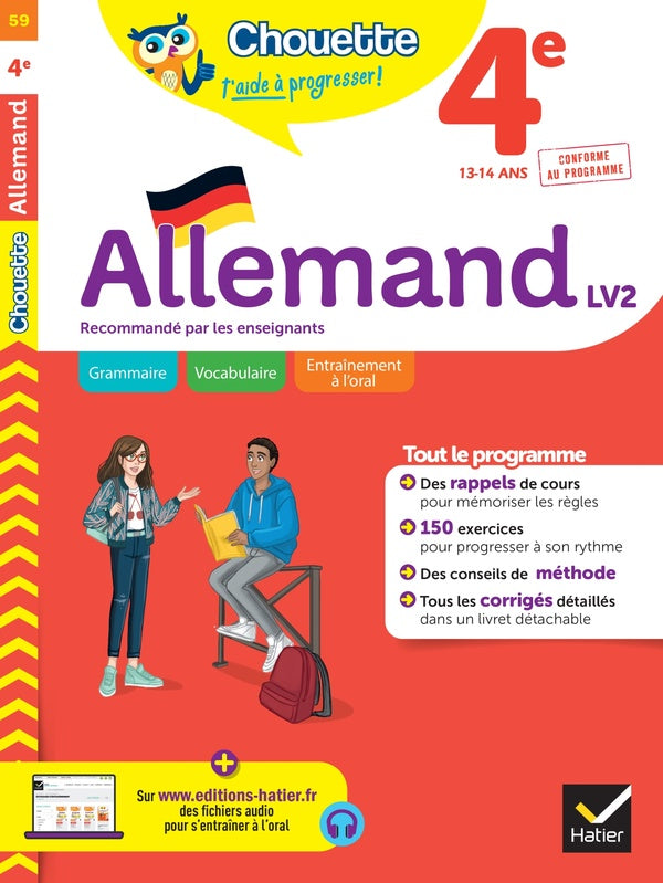 Chouette entraînement Tome 59 : allemand ; 4e, LV2