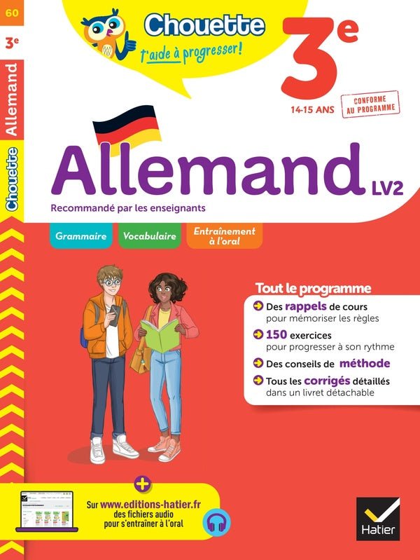Chouette entraînement Tome 60 : allemand ; 3e, LV2