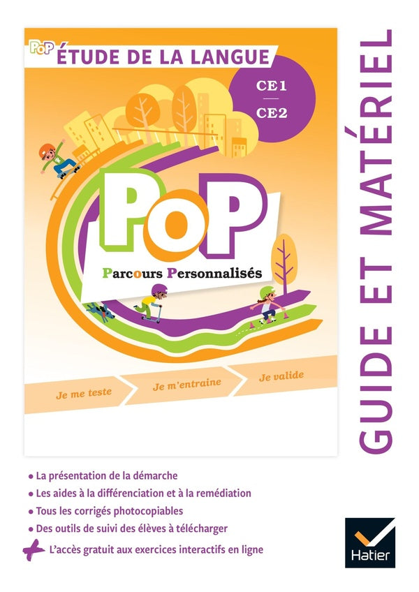 POP : Français ; étude de la langue ; CE1, CE2 ; guide pédagogique + accès numérique