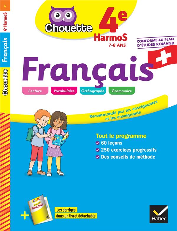 Chouette entraînement : français : 4e harmos Suisse