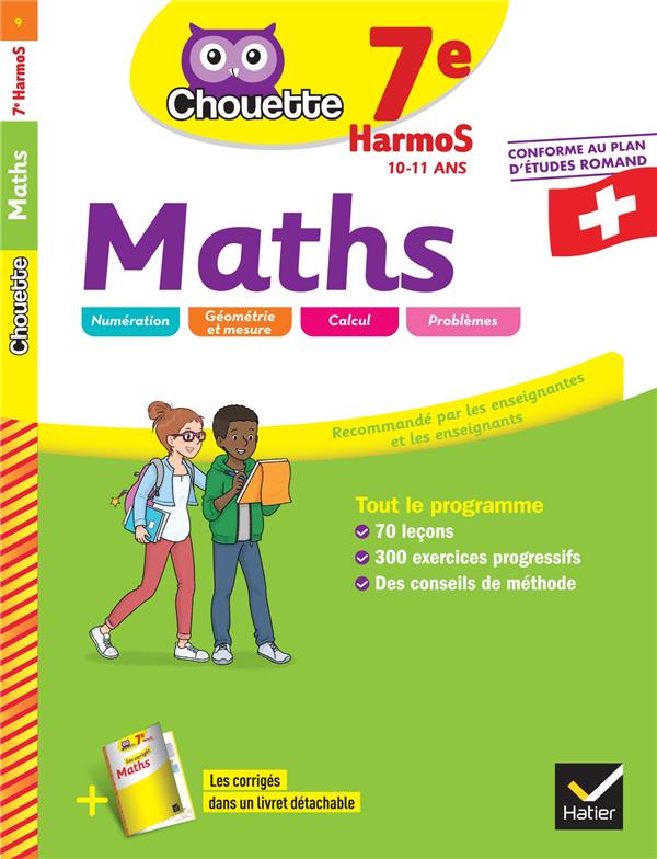 Chouette entraînement : maths : 7e harmos Suisse
