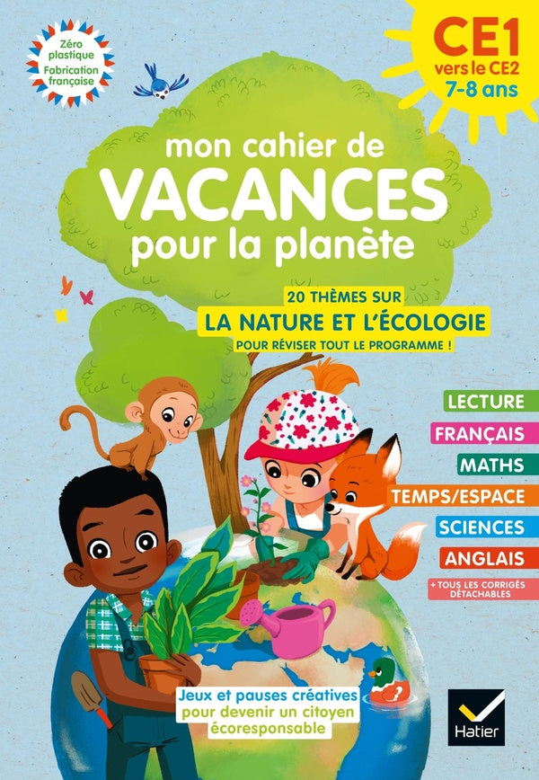 Mon cahier de vacances pour la planète ; du CE1 au CE2