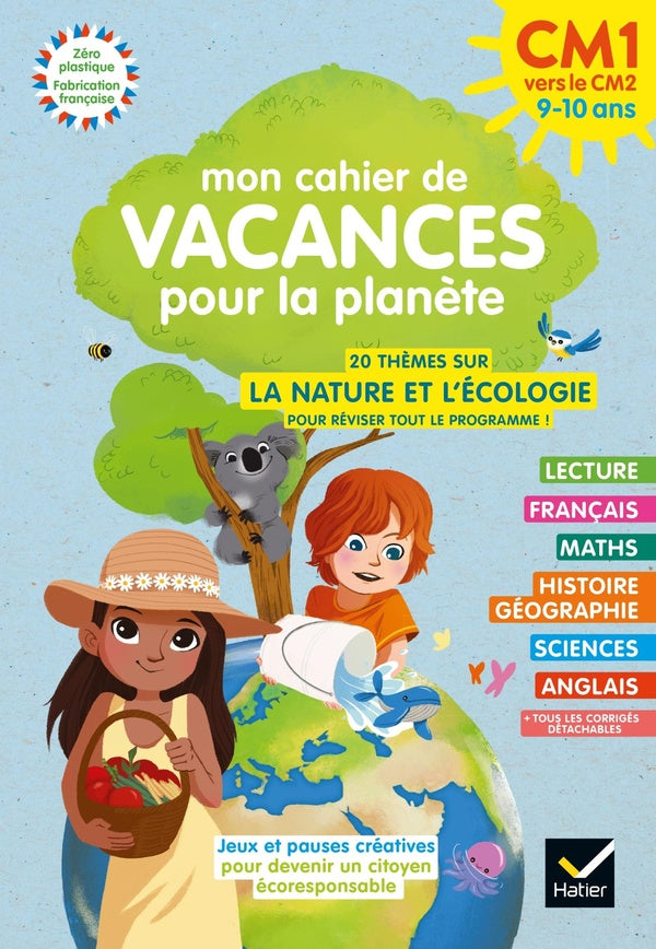 Mon cahier de vacances pour la planète ; du CM1 au CM2 (édition 2022)