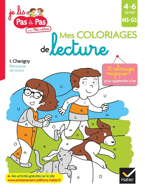 Mes coloriages de lecture ; MS-GS