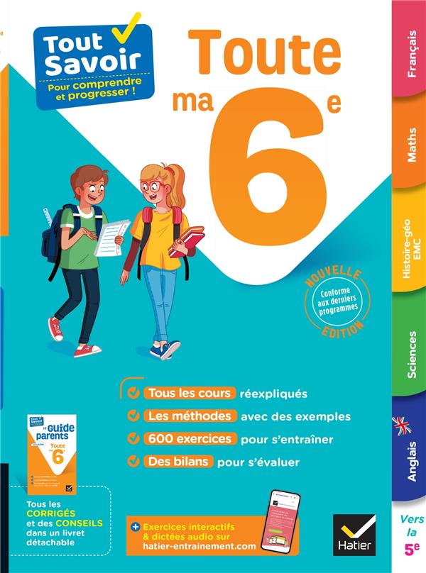 Tout savoir : toute ma 6e