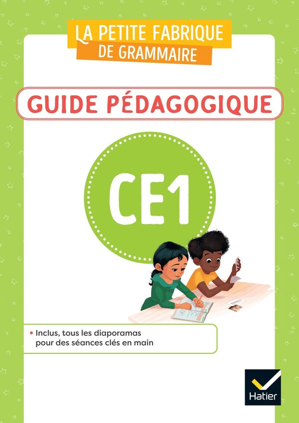 La petite fabrique de grammaire ; français ; CE1 ; guide bi média + diaporama