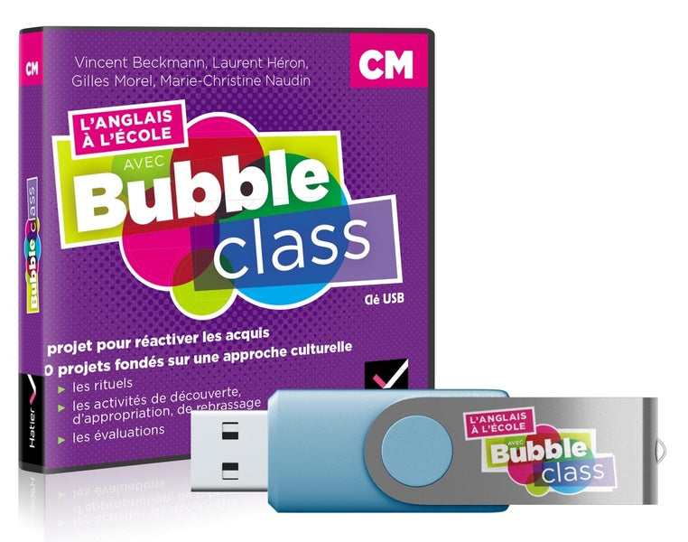 L'anglais à l'école avec Bubble Class : CM1, CM2 ; Clé USB