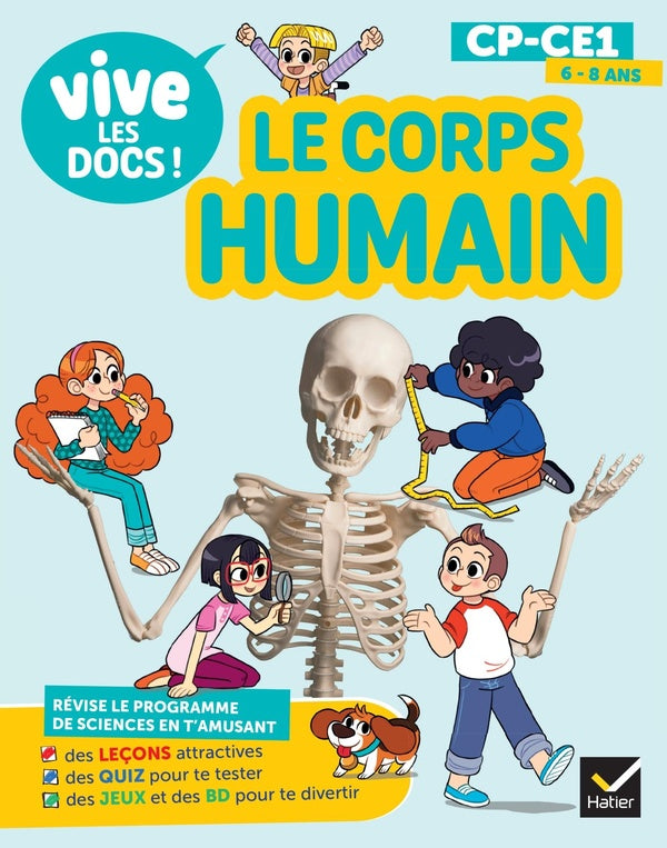 Vive les docs ! CP, CE1 ; Le corps humain