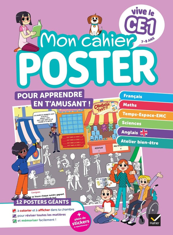 Vive le CE1 ; Mon cahier poster