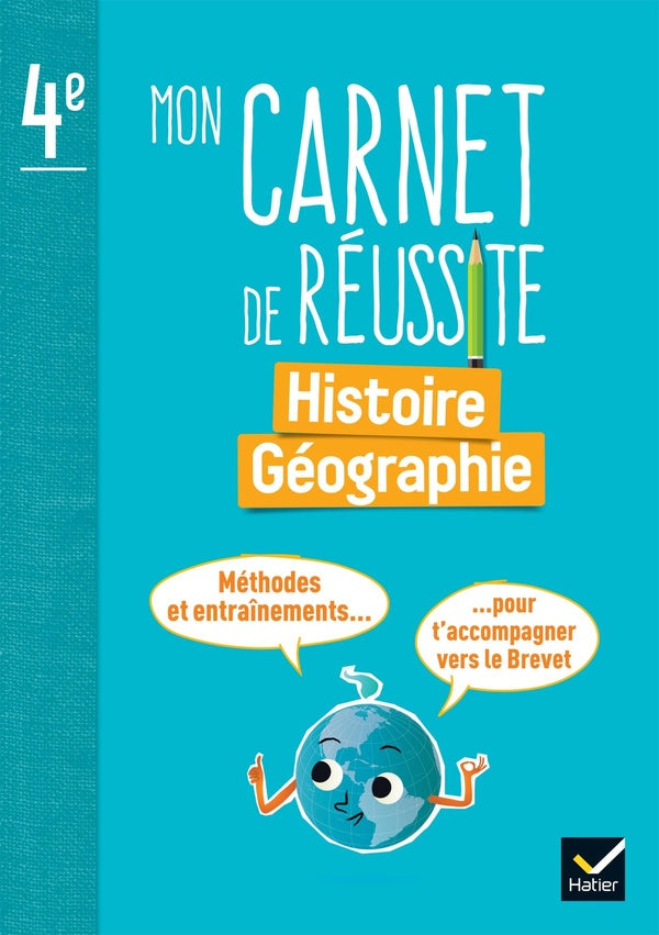 Mon carnet de réussite ; Histoire-Géographie ; 4e ; Carnet élève