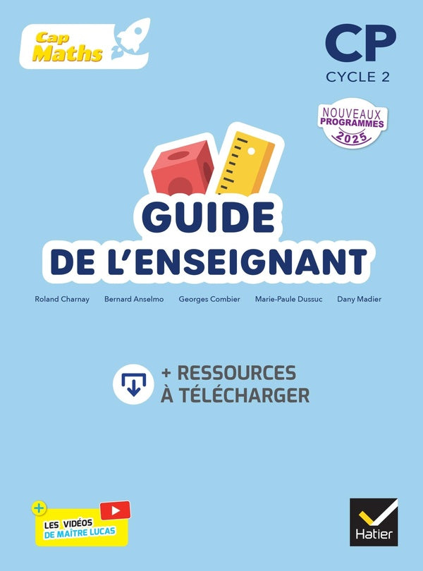Cap Maths : CP ; Guide de l'enseignant