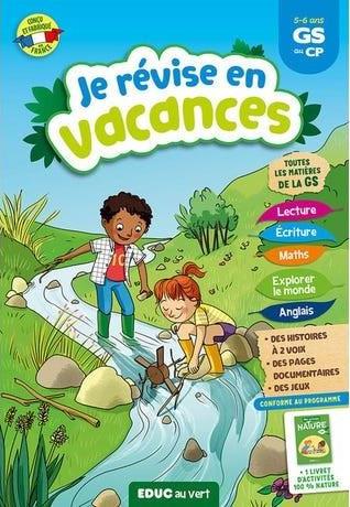 Cahier de vacances : je révise en vacances ; de la GS au CP (édition 2022) - flash vidéo
