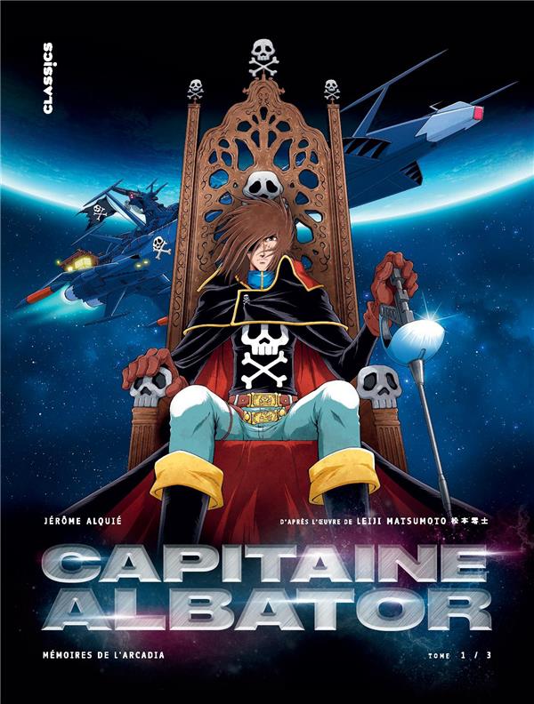 Capitaine Albator - mémoires de l'Arcadia Tome 1 - flash vidéo