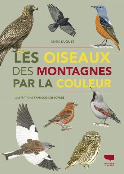 Les oiseaux des montagnes par la couleur
