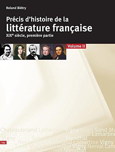 Précis d'histoire de la littérature française Tome 2 ; XIXe, première partie - flash vidéo