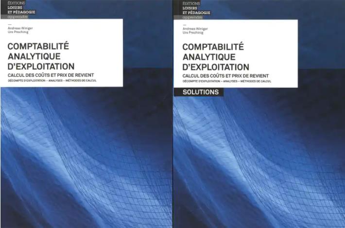 Comptabilité analytique d'exploitation (édition 2021)