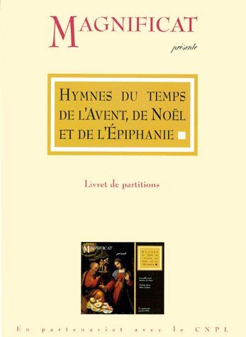 Hymnes du temps de l'avent, de Noël et de l'épiphanie ; livret de partitions