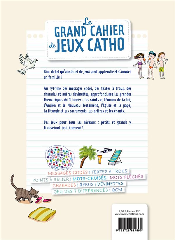Le grand cahier de jeux catho pour toute la famille