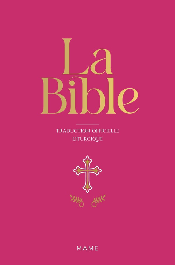La Bible, reliure souple rose