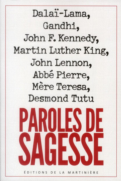 Paroles de sagesse