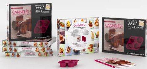 Cannelés ; comme un pro ! 40 recettes sucrées, salées ; coffret - flash vidéo
