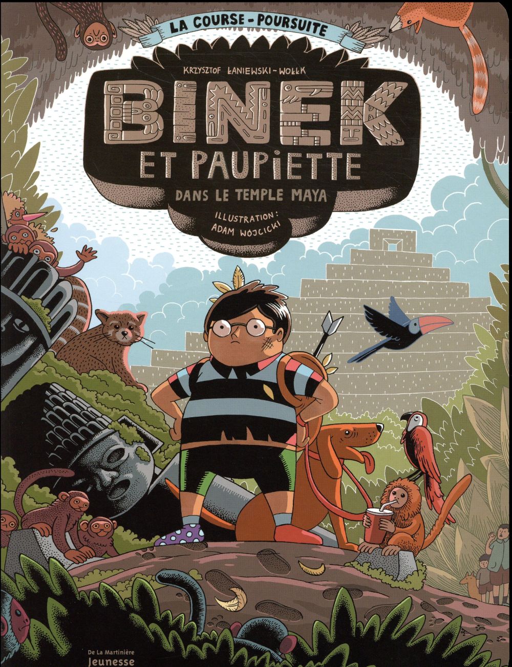 Binek et Paupiette dans le temple maya