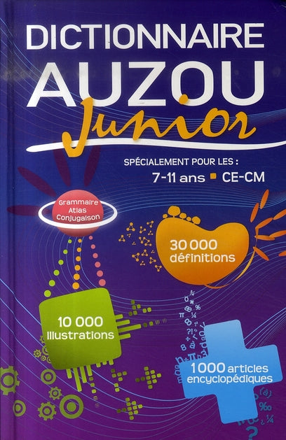 Dictionnaire auzou junior ; 7-11 ans ; ce-cm - flash vidéo