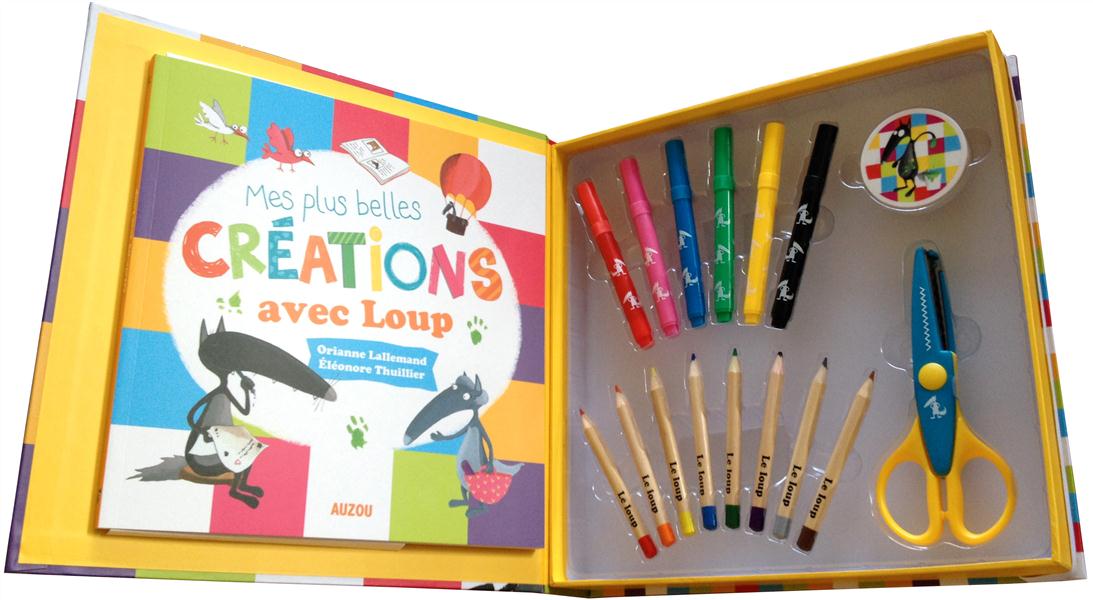 Mes plus belles créations avec Loup ; coffret - flash vidéo