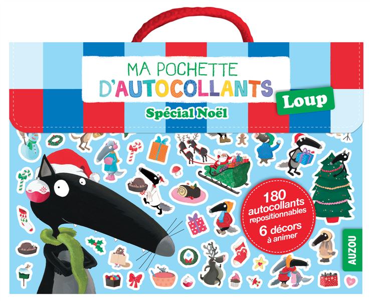 Ma valisette d'artiste : ma pochette d'autocollants loup ; spécial Noël - flash vidéo