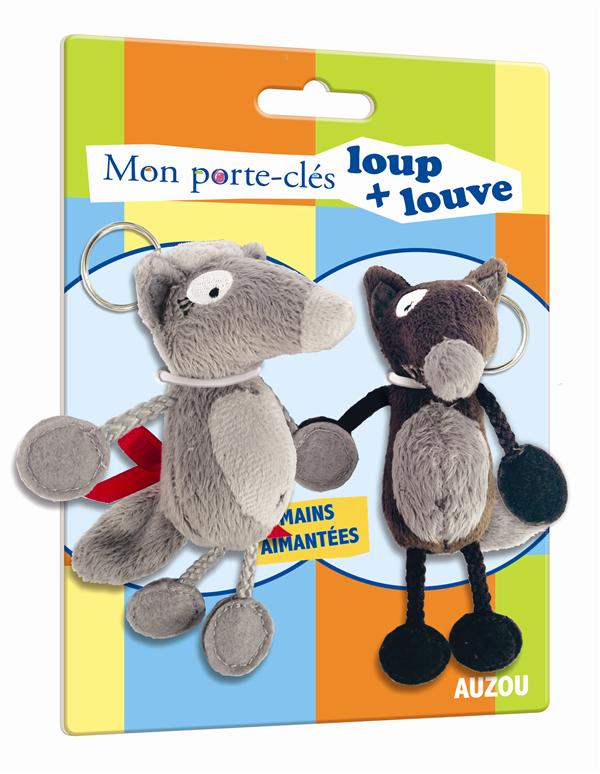 Mes porte-clés loup et louve - flash vidéo