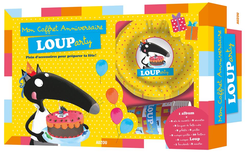 Mon coffret anniversaire Louparty ; plein d'accessoires pour préparer ta fête ! - flash vidéo