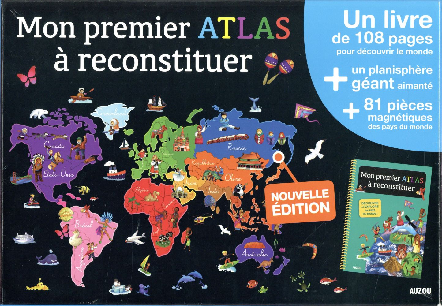 Mon premier atlas à reconstituer - flash vidéo