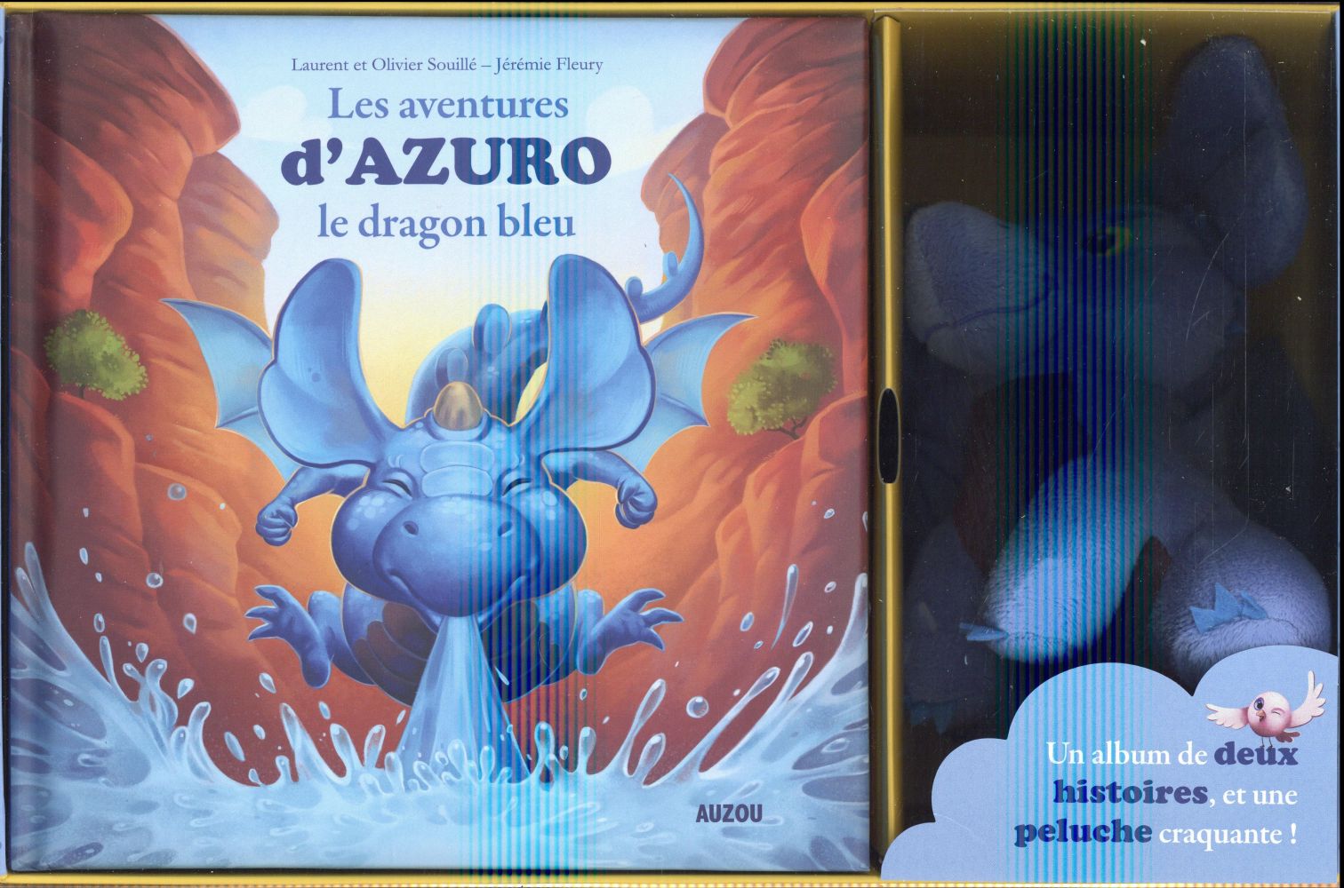 Coffret les aventures d'Azuro, le dragon bleu - flash vidéo