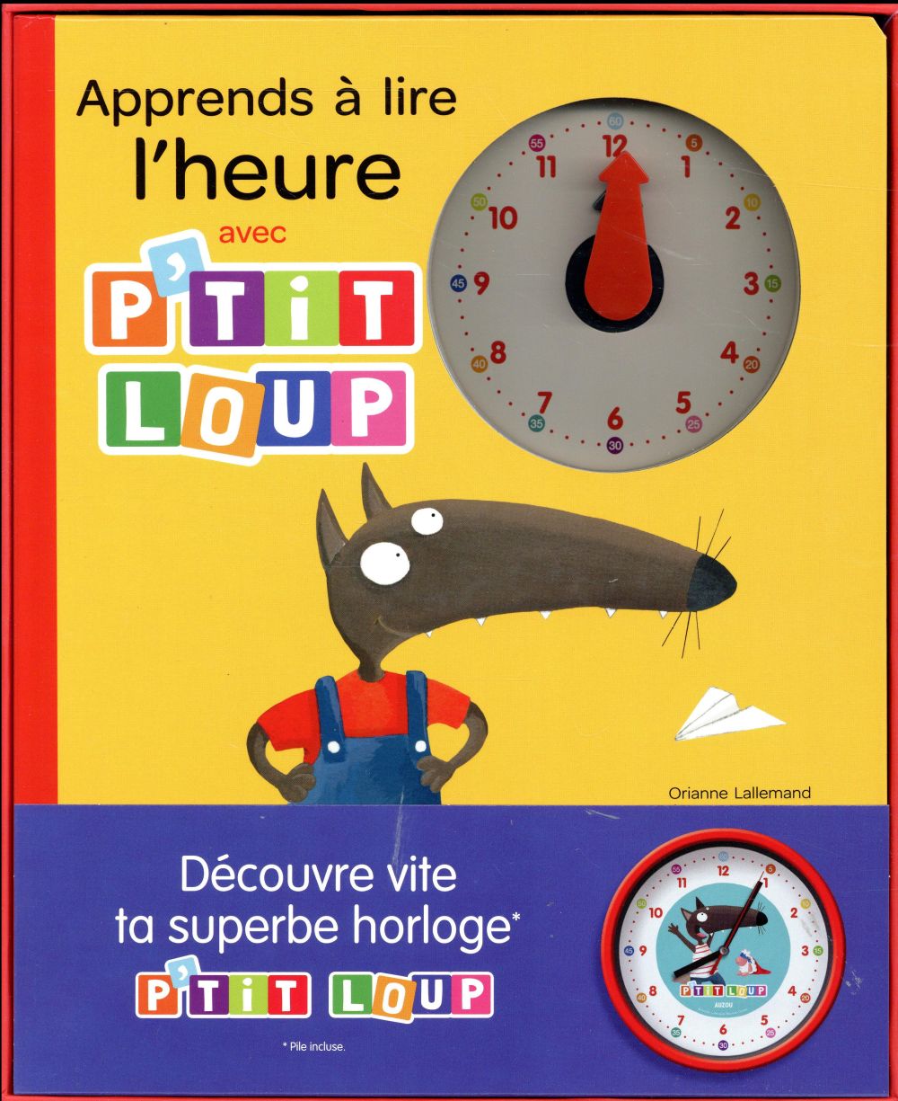 Coffret apprends à lire l'heure avec P'tit loup - flash vidéo
