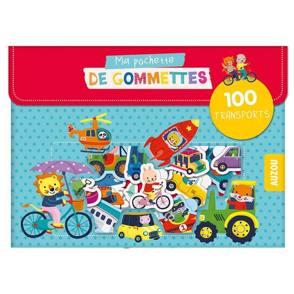 Ma pochette de gommettes : les transports - flash vidéo