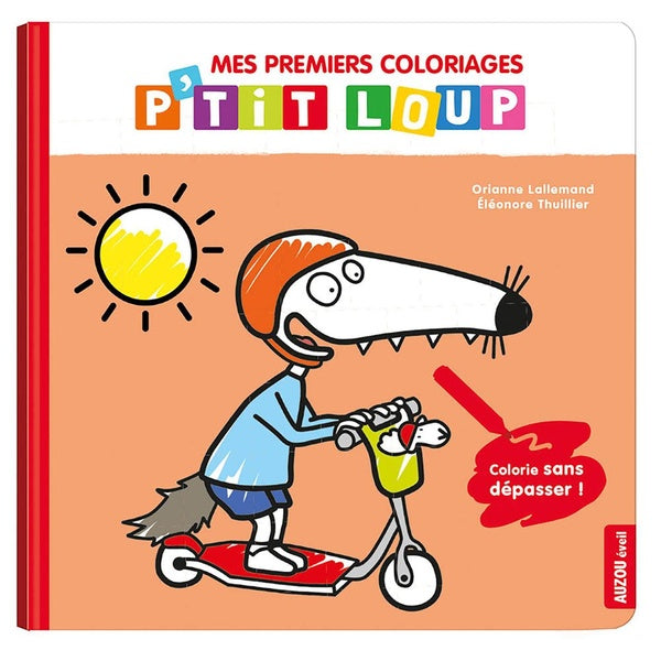 Mes premiers coloriages : P'tit Loup ; les jouets - flash vidéo
